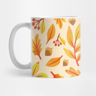 Autumn Beautiful leaves pattern Mug